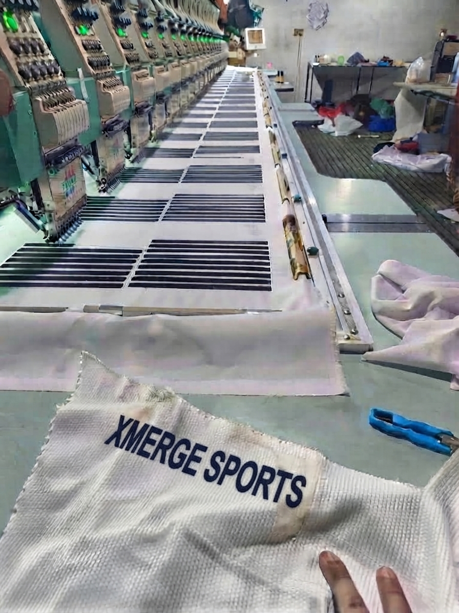 Xmerge Sports production floor, Sialkot